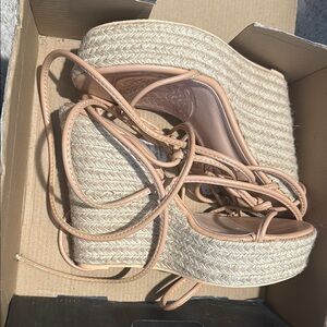 Fashion Nova Tan Espadrilles Comfortable Casual Shoes